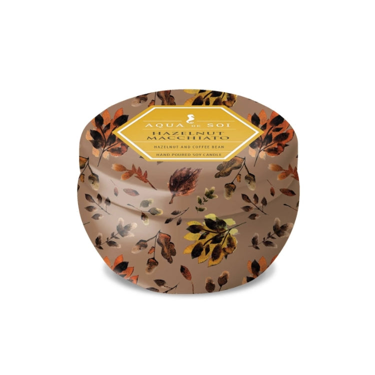 Aqua De Soi - Hazelnut Macchiato - Hazelnut And Coffee Bean - Hand Poured Soy Candle