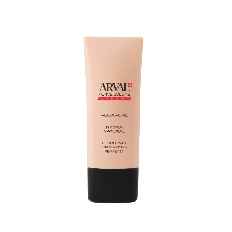 Arval - Active Colors Makeup - Aquapure - Hydra Natural - Fondotinta Idratazione Perfetta - Swiss Apple Stem Cells - Hydra Vitamin Complex