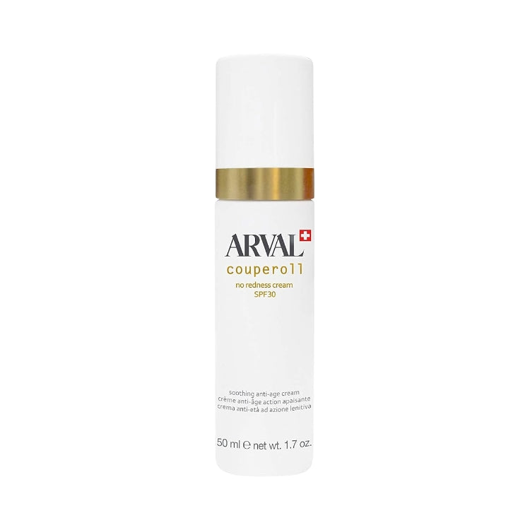 Arval - Couperoll - No Redness Cream - Soothing Anti-Age Cream - Crème Anti-Âge Action Apaisante - Crema Anti-Età Ad Azione Lenitiva - SPF 30