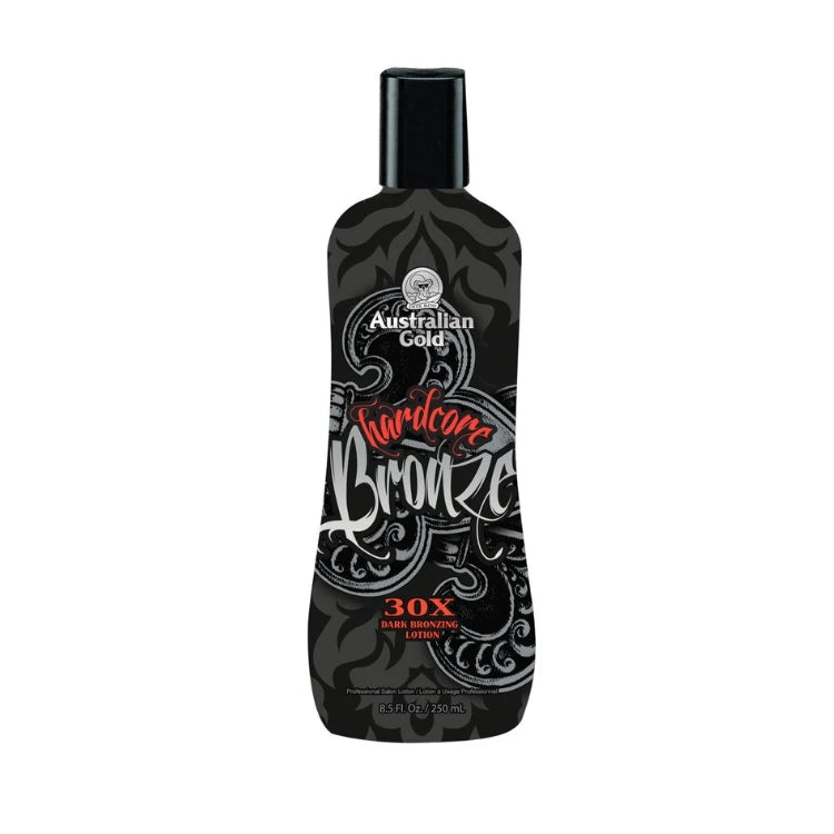 Australian Gold - Hardcore Bronze - 30X Dark Bronzing Lotion - Professional Salon Lotion - Lotion À Usage Professionnel