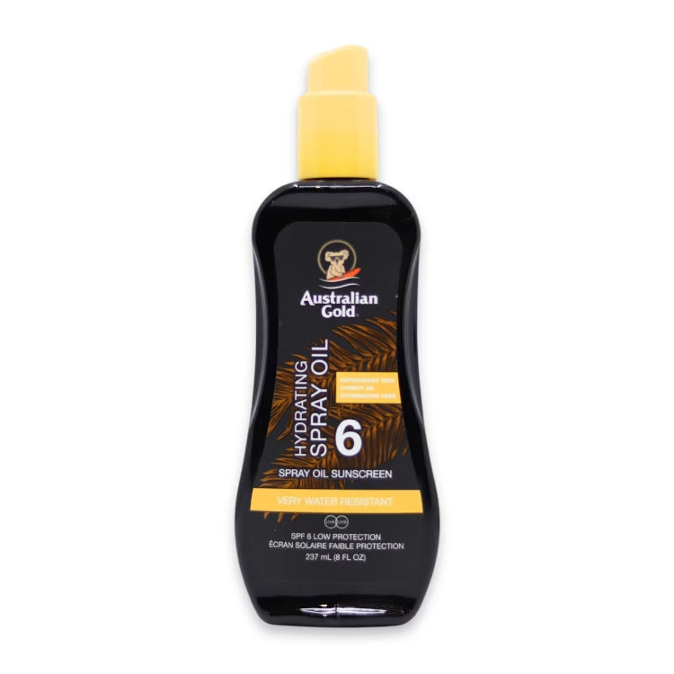 Australian Gold - Hydrating Spray Oil - Spray Oil Sunscreen - Tan And Protect - Very Water Resistant