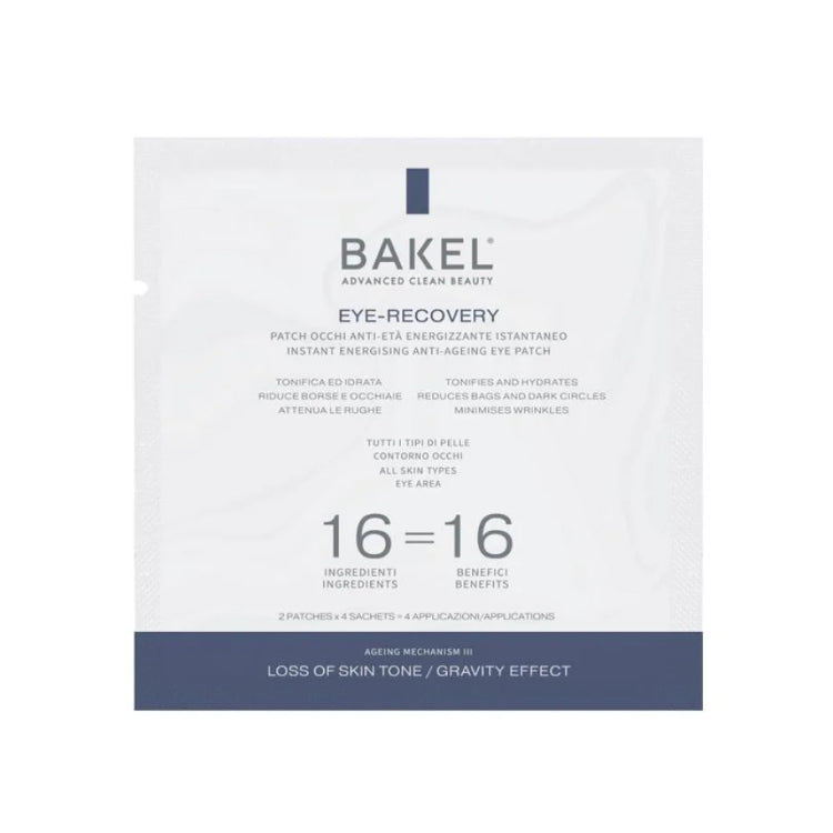 Bakel - Advanced Clean Beauty - Eye-Recovery - Patch Occhi Anti-Età Energizzante Istantaneo - Instant Energizing Timeless Eye Patch