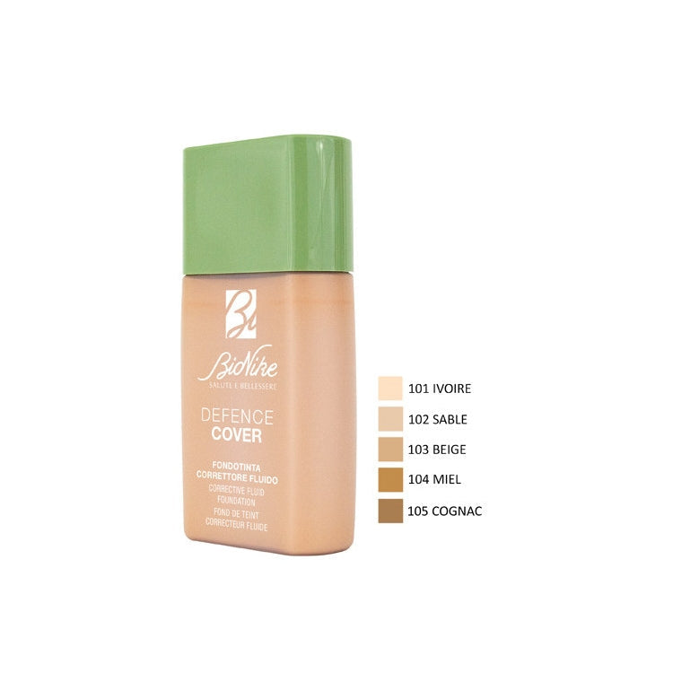 BioNike - Defence Cover - Fondotinta Correttivo Fluido - Corrective Fluid Foundation - Fond De Teint Correcteur Fluide - SPF 30