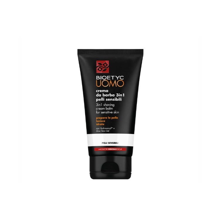 Bioetyc - Uomo - Crema Da Barba 3 In 1 Pelli Sensibili - 3 In 1 Shaving Cream Balm For Sensitive Skin - Prepara La Pelle Lenisce Idrata