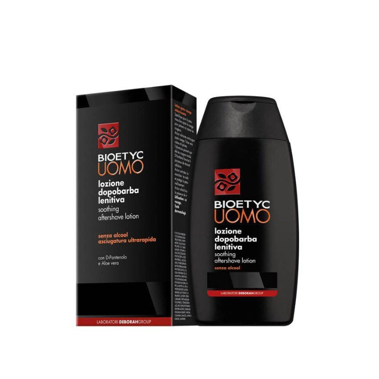 Bioetyc - Uomo - Lozione Dopobarba Lenitiva - Soothing Aftershave Lotion - Senza Alcool Asciugatura Ultrarapida