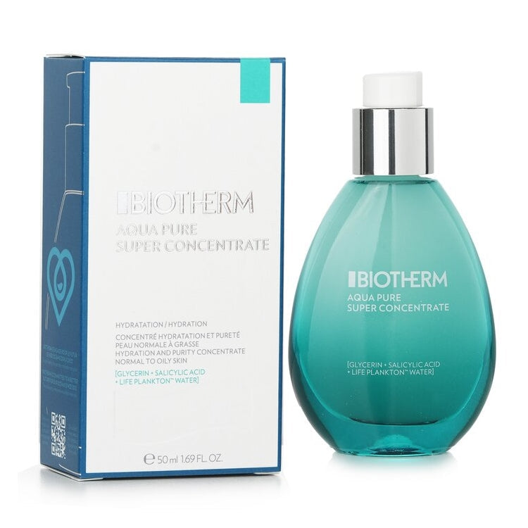 Biotherm - Aqua Pure - Super Concentrate - Concentré Hydratation Et Pureté - Peau Normal À Grasse -  Hydration And Purity Concentrate Normal To Oily Skin