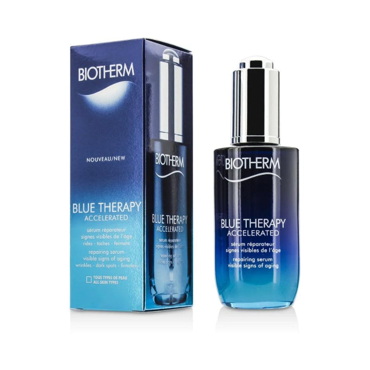 Biotherm - Blue Therapy Accelerated - Sérum Réparateur Signes Visibles De L'Âge - Repairing Serum Visible Signs Of Aging - Tous Types De Peau - All Skin Types