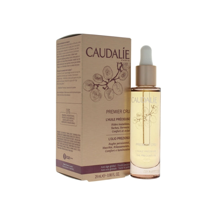Caudalíe Paris - Premier Cru - L'Huile Précieuse - L'Olio Prezioso - Rughe Persistenti Macchie Rilassamento Comfort & Luminosità