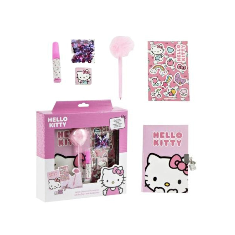 Cerdá - Hello Kitty - Gift Set Diary With Accessories - Cofanetto bambini