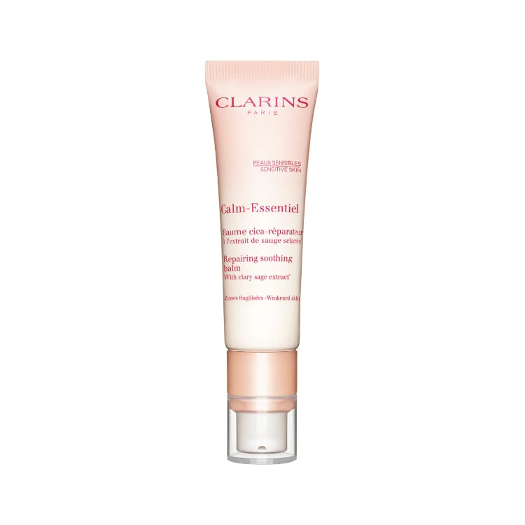 Clarins - Calm-Essentiel - Baume Cica-Réparateur - À L'Extrait De Sauge Sclarée - Repairing Soothing Balm - With Clary Sage Extract - Peaux Sensibles - Sensitive Skin