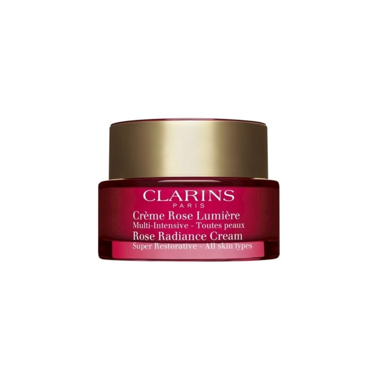 Clarins - Crème Rose Lumière - Multi-Intensive - Toutes Peaux - Rose Radiance Cream - Super Restorative - All Skin Types