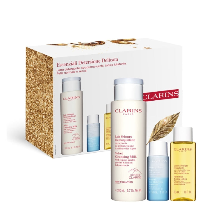 Clarins - Essenziali Detersione Delicata - Cofanetto donna