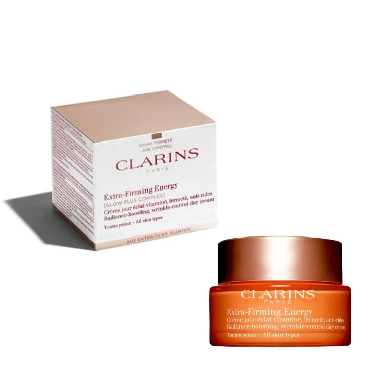 Clarins - Extra-Firming Energy - Crème Jour Éclat Vitaminé Fermeté Anti-Rides - Radiance-Boosting Wrinkle-Control Day Cream - Toute Peaux - All Skin Types