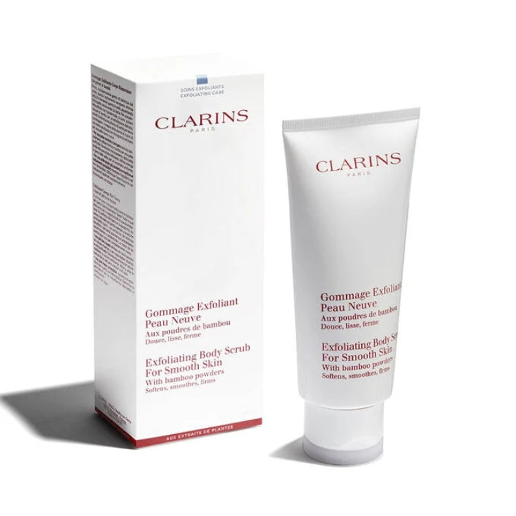 Clarins - Gommage Exfoliant Peau Neuve - À La Poudre De Bambou - Douce Lisse Renouvelée - Exfoliating Body Scrub For Smooth Skin - Whit Bamboo Powder - Softens Smoothes Renews