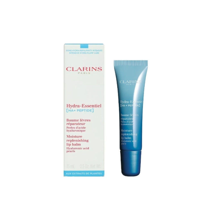 Clarins - Hydra-Essentiel - [HA + Peptide] - Baume Lèvres Réparateur - Perles D'Acide Hyaluronique - Moisture Replenishing Lip Balm - Hyaluronic Acid Pearls