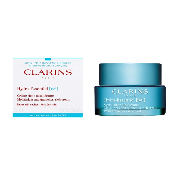 Clarins - Hydra-Essentiel [HA²] - Crème Riche - Moisturizes And Quenches Rich Cream - Peau Très Sèches - Very Dry Skin