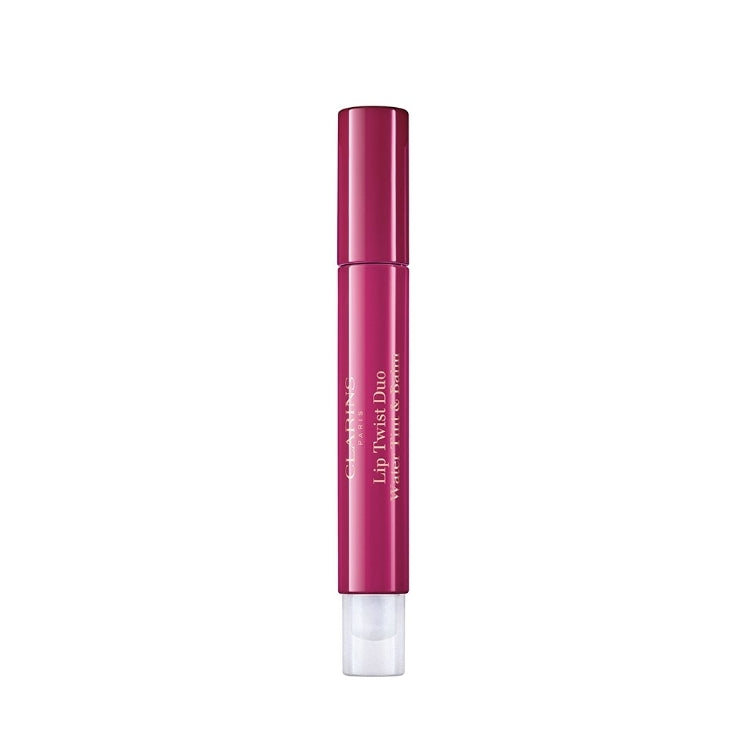 Clarins - Lip Twist Duo - Water Tint & Balm - 2-En-1 Feutre Colore & Baume Top-Coat - 2-En-1  Colourful Felt & Top Coat Balm