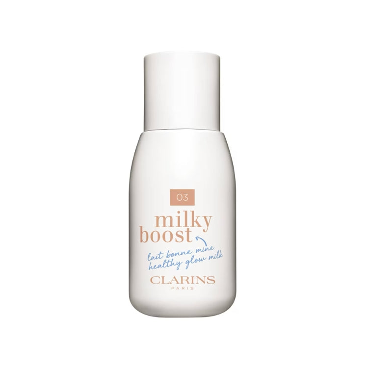Clarins - Milky Boost - Lait Maquillant Teint Bonne Mine & Hydratation - Au Lait De Pêcher - Skin-Perfecting Milk Healty Glow & Hydration - With Peach Tree Milk