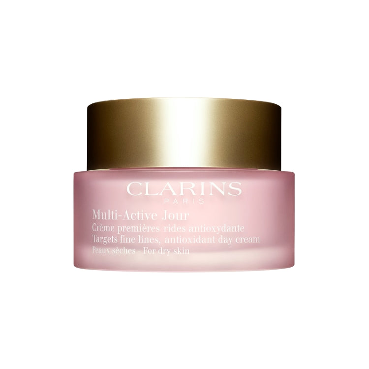 Clarins - Multi-Active Jour - Crème Premières Rides Antioxydante - Targets Fine Lines, Antioxidant Day Cream - Peaux Sèches - For Dry Skin