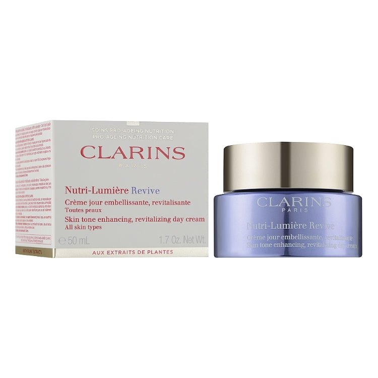 Clarins - Nutri-Lumière Revive - Crème Jour Embellissante Revitalisante - Skin Tone Enhancing Revitalizing Day Cream - Toutes Peaux - All Skin Types