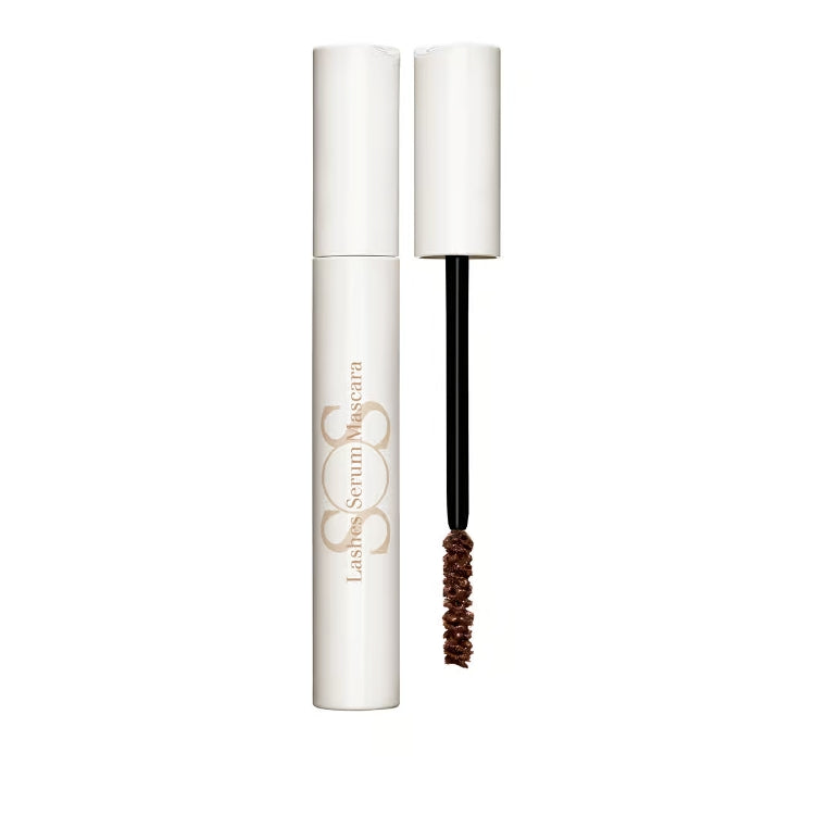 Clarins - SOS Lashes Serum Mascara - Sérum Revitalisant & Base Mascara Naturel - Enrichi En Huile De Ricin - Revitalizing Serum & Natural Conditioning Lash Primer - Enriched With Castor Oil