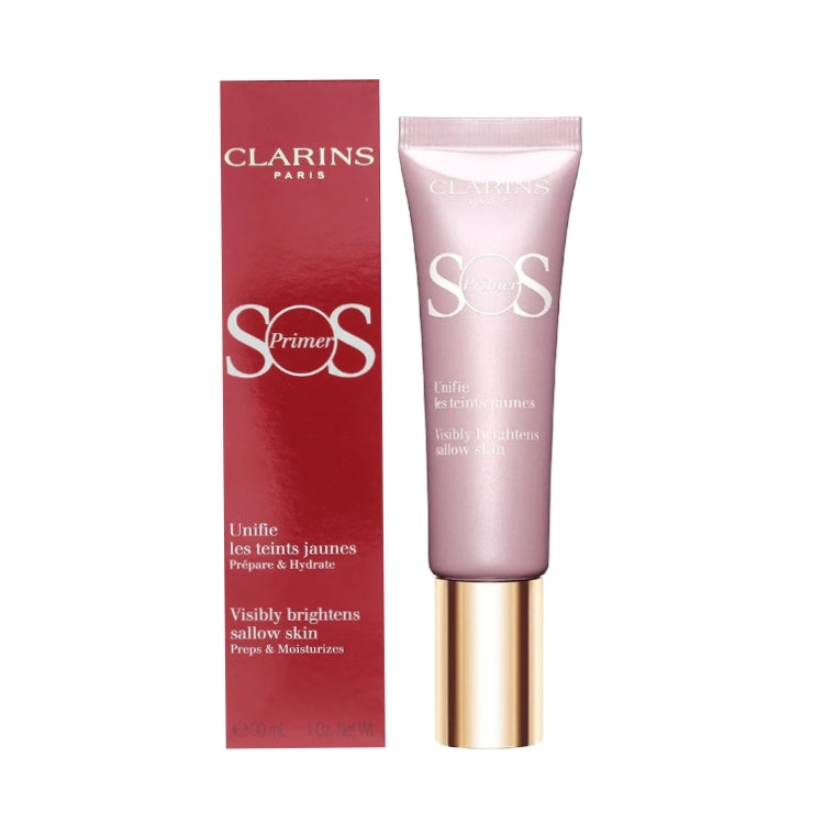 Clarins - SOS Primer - Unifie Les Teints Jaunes Prépare & Hydrate - Visibly Brightens Sallow Skin Preps & Moisturizes