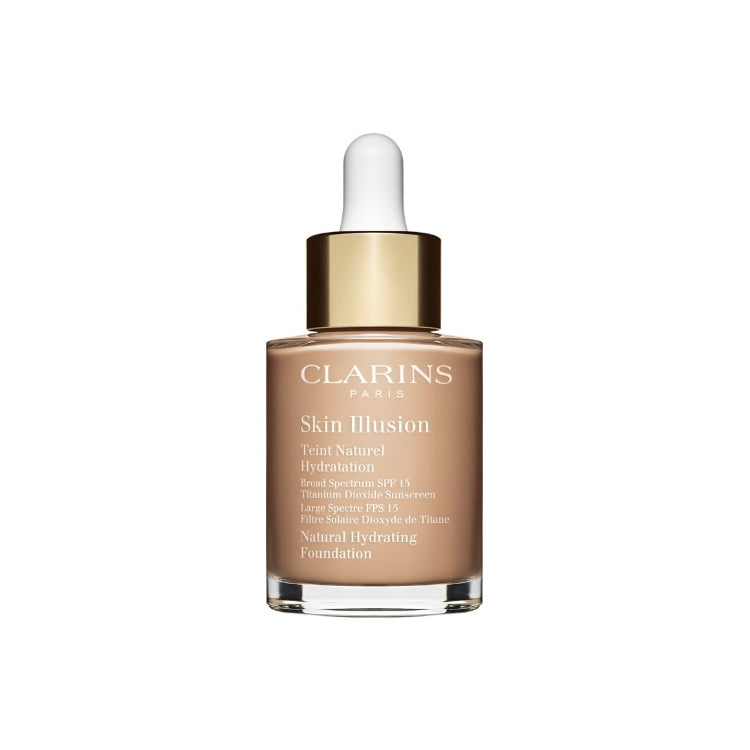 Clarins - Skin Illusion - Teint Naturel Hydratation - À L'Extrait De Janie Rouge - Natural Hydrating Foundation - With Red Jania Extract