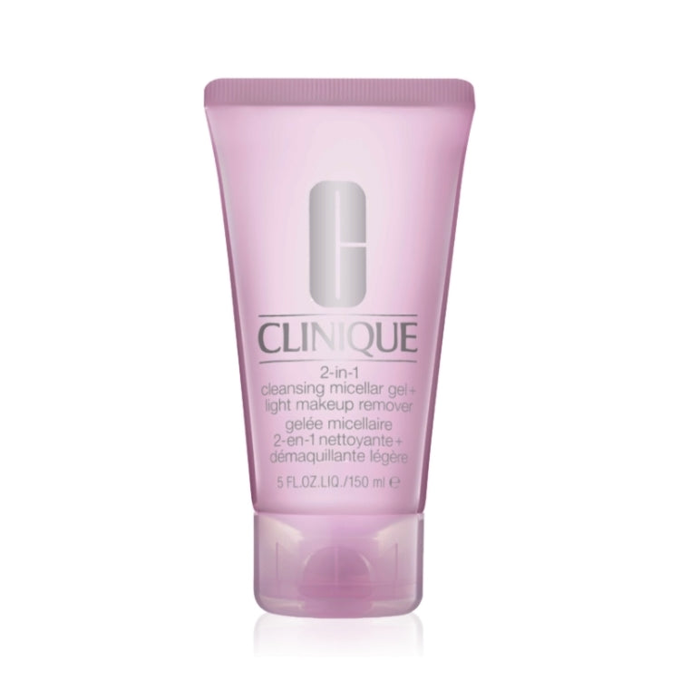 Clinique - 2-in-1 - Cleansing Micellar Gel + Light Makeup Remover - Gelée Micellaire 2-En-1 Nettoyante + Démaquillante Légère