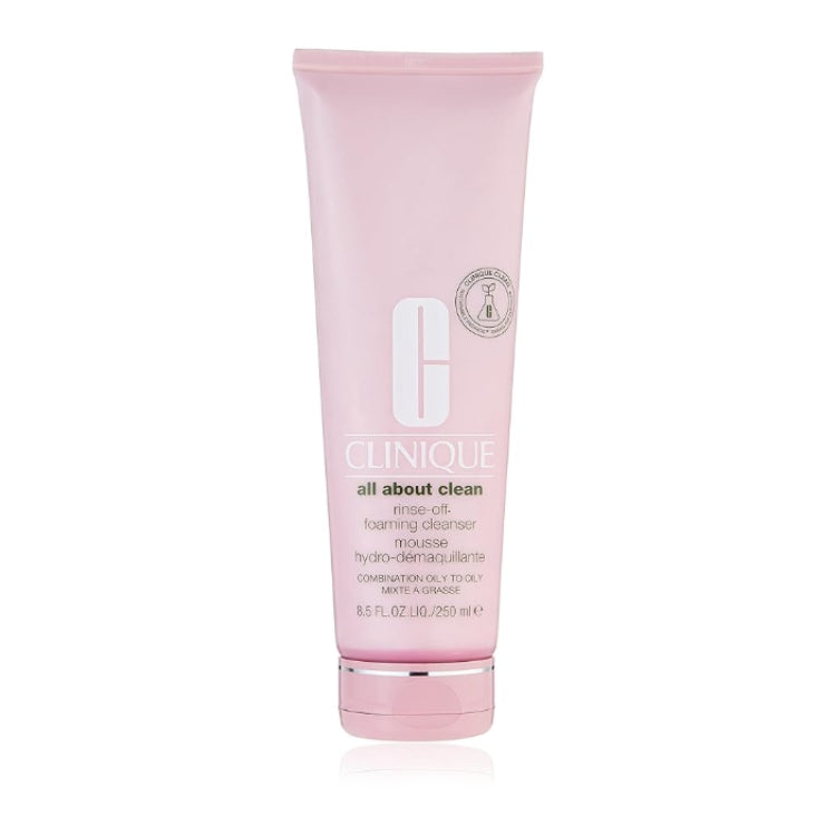 Clinique - All About Clean - Rinse-Off Foaming Cleanser - Mousse Hydro-Dèmaquillante - Dry Combination To Oily - Sèche, Mixte, Grasse
