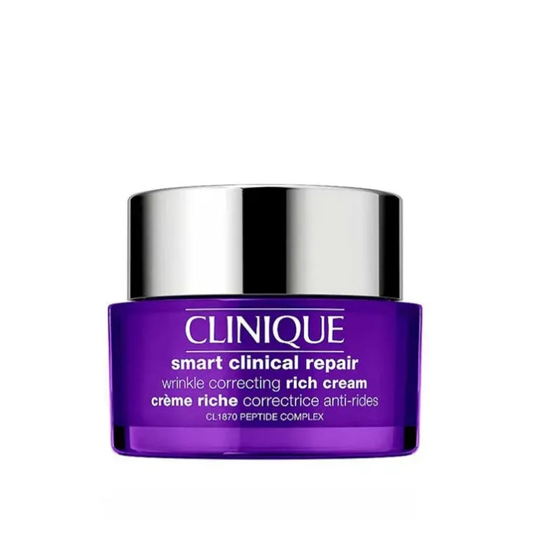 Clinique - Smart Clinical Repair - Wrinkle Correcting Cream - Rich Cream - Crème Riche Correctrice Anti-Rides - CL1870 Peptide Complex