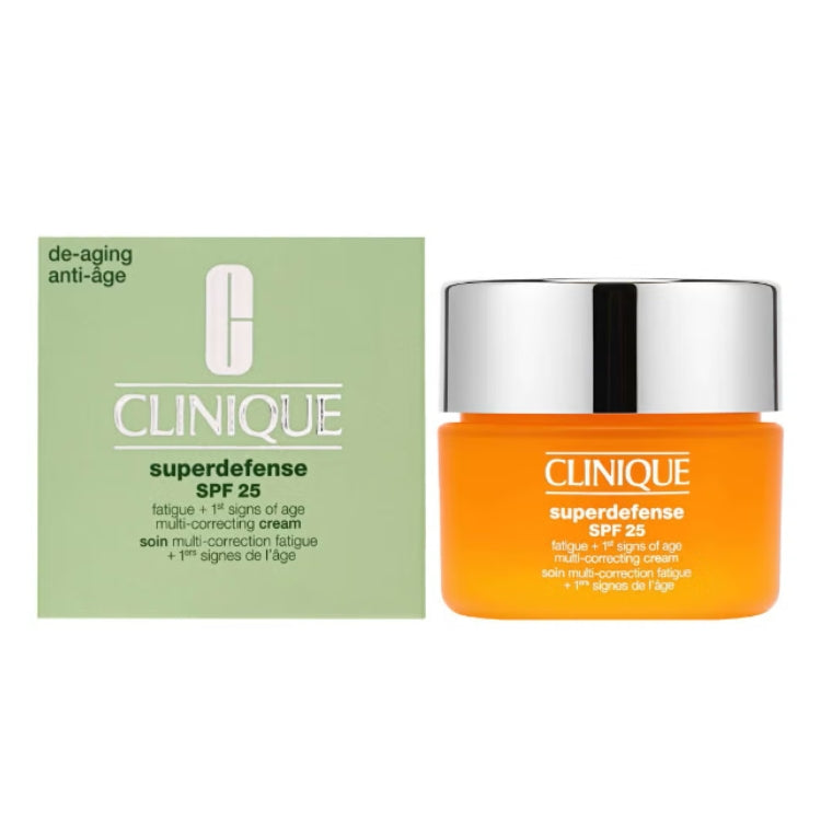 Clinique - Superdefense - Fatigue + 1st Signs Of Age Multi-Correcting Cream Soin Multi-Corretion Fatigue + 1ers Signes De L'Âge - SPF 25