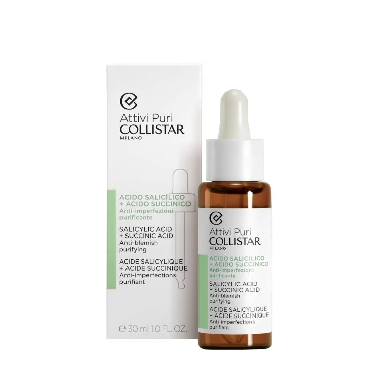 Collistar - Attivi Puri - Acido Salicilico + Acido Succinico - Anti Imperfezioni Purificante - Salicylic Acid + Succin Acid - Anti-Blemish Purifying