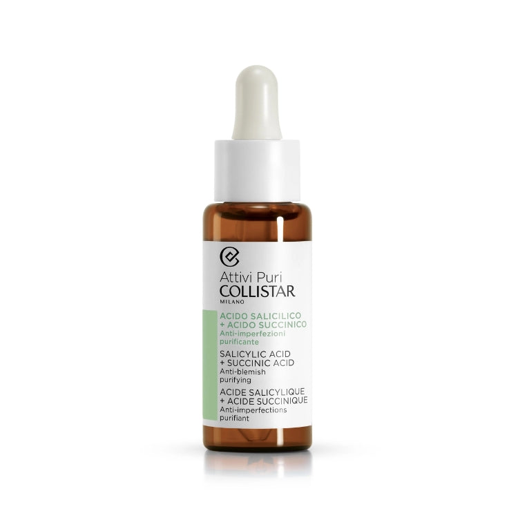 Collistar - Attivi Puri - Acido Salicilico + Acido Succinico - Anti Imperfezioni Purificante - Salicylic Acid + Succin Acid - Anti-Blemish Purifying