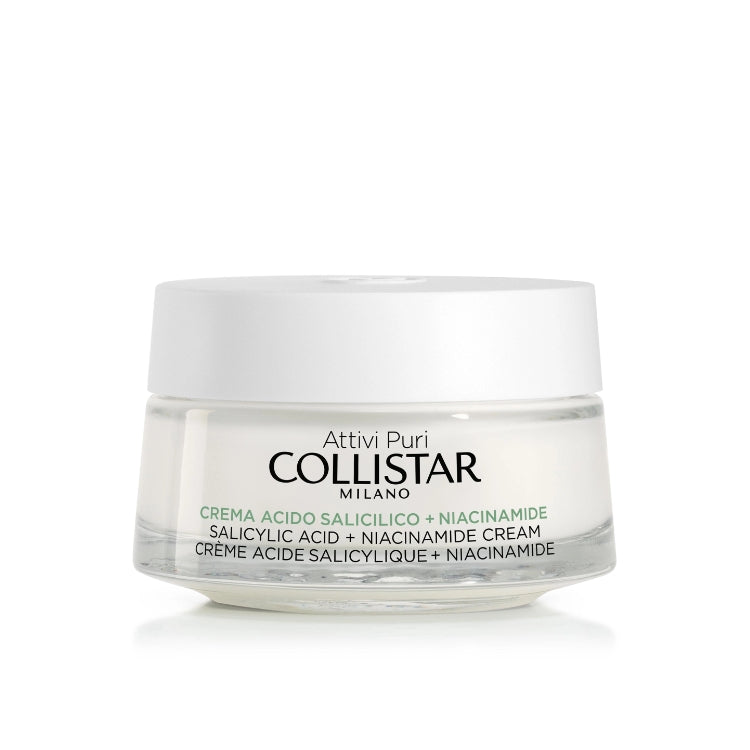 Collistar - Attivi Puri - Crema Acido Salicilico + Niacinamide - Salicylic Acid + Niacinamide Cream - Crème Acide Salicylique + Niacinamide