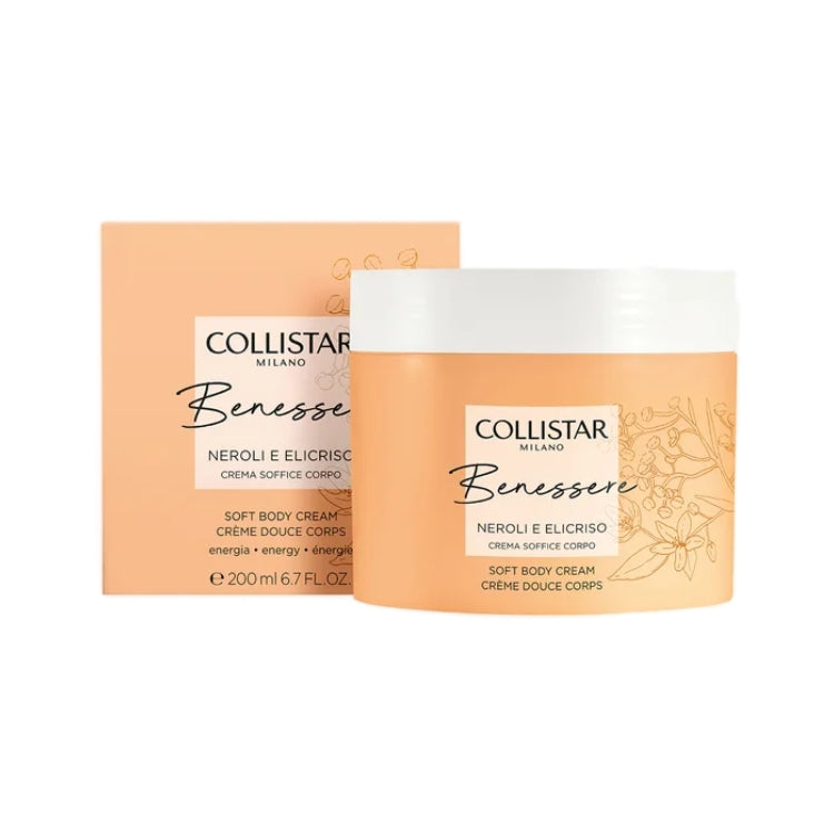 Collistar - Benessere - Neroli & Elicriso - Crema Soffice Corpo - Soft Body Cream - Crème Douce Corps