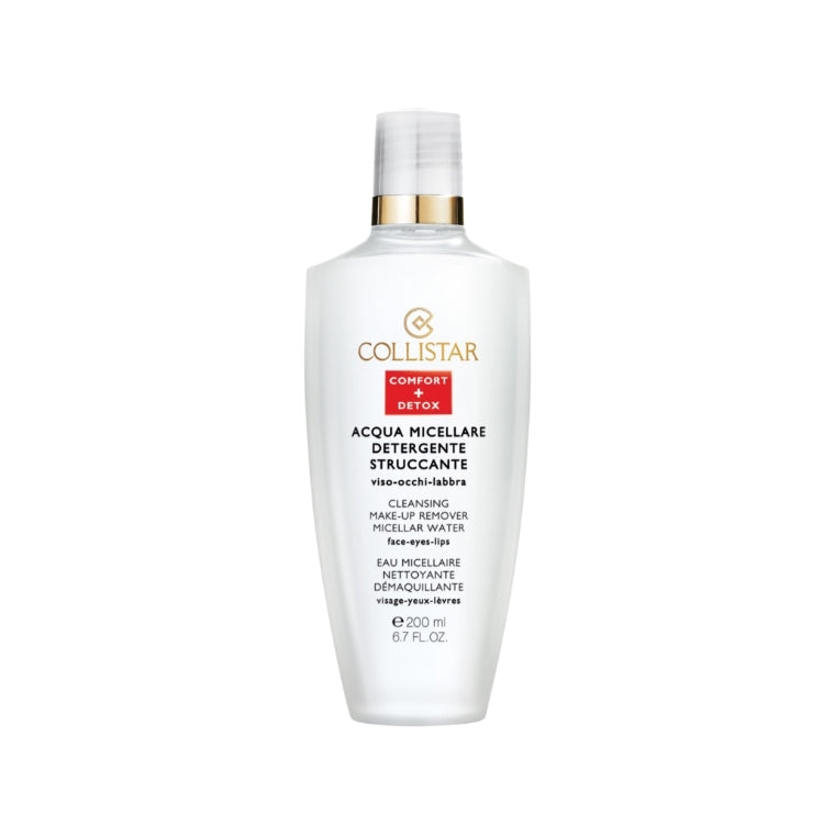 Collistar - Comfort + Detox - Acqua Micellare Detergente Struccante - Cleansing Make-Up Remover Micellar Water - Eau Micellaire Nettoyante Démaquillante