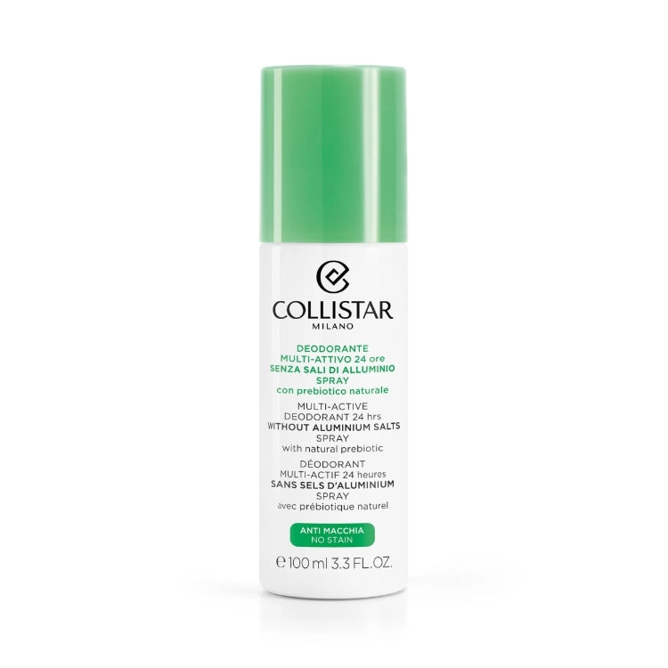 Collistar - Deodorante Multi-Attivo 24 Ore - Senza Sali Di Alluminio Spray - Multi-Active Deodorant 24 Hrs - Without Aluminium Salts Spray - Dèodorant Multi-Actif 24 Heures - Sans Sels D'Aluminium Spray