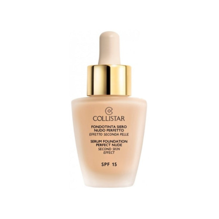 Collistar - Fondotinta Siero Nudo Perfetto - Effetto Seconda Pelle - Serum Foundation Perfect Nude - Second Skin Effect - SPF 15