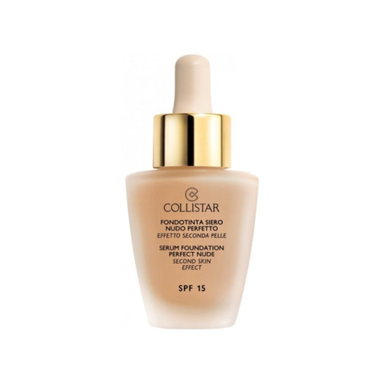 Collistar - Fondotinta Siero Nudo Perfetto - Effetto Seconda Pelle - Serum Foundation Perfect Nude - Second Skin Effect - SPF 15