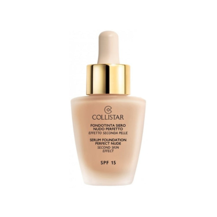 Collistar - Fondotinta Siero Nudo Perfetto - Effetto Seconda Pelle - Serum Foundation Perfect Nude - Second Skin Effect - SPF 15