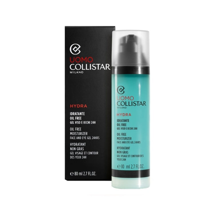 Collistar - Linea Uomo - Hydra - Idratante Oil Free Gel Viso E Occhi 24H - Oil Free Moisturizer Face And Eye Gel 24Hrs - Hydratant Non Gras Gel Visage Et Contour Des Yeux 24H