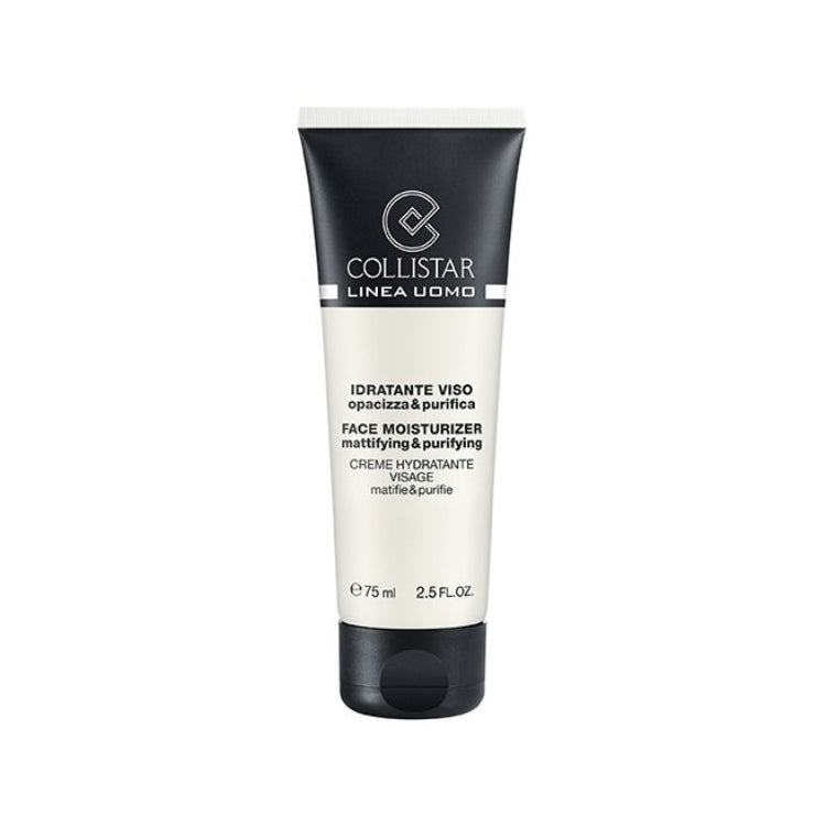 Collistar - Linea Uomo - Idratante Viso - Opacizza & Purifica - Face Moisturizer - Mattifying & Purifying - Creme Hydratante Visage - Matifie & Purifie
