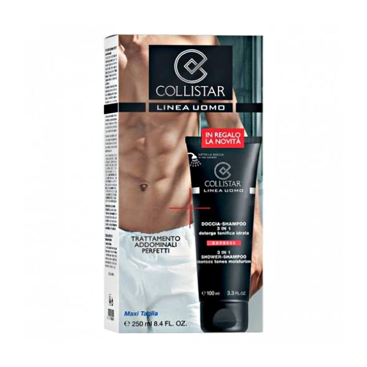 Collistar - Linea Uomo - Trattamento Addominali Perfetti + Doccia Shampoo 3 in 1 - Cofanetto uomo