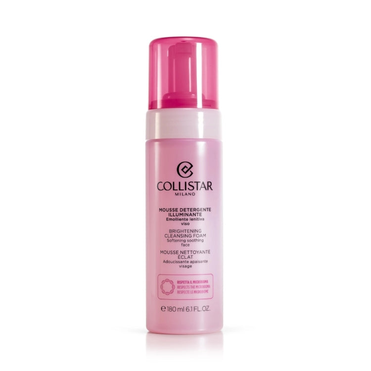 Collistar - Mousse Detergente Illuminante - Emolliente Lenitiva Viso - Brightening Cleansing Foam - Softening Soothing Face - Mousse Nettoyante Éclat - Adouccissante Apaisante Visage