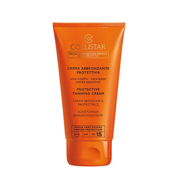 Collistar - Speciale Abbronzatura Perfetta - Special Perfect Tan - Crema Abbronzante Protettiva - Viso-Corpo - Face-Body - Water Resistant - Protective Tanning Cream - SPF 15