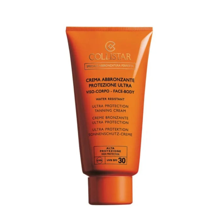 Collistar - Speciale Abbronzatura Perfetta - Special Perfect Tan - Crema Abbronzante Protezione Ultra - Viso-Corpo - Face-Body - Water Resistant - Ultra Protection Tanning Cream - SPF 30