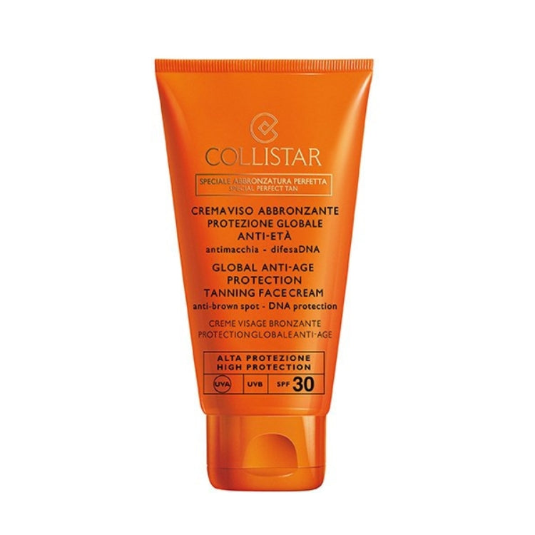 Collistar - Speciale Abbronzatura Perfetta - Special Perfect Tan - Crema Viso Abbronzante Protezione Globale Anti-Età - Antimacchia - Difesa DNA - Global Anti-Age Protection Tanning Face Cream - AntiBrown Sport - DNA Protection - SPF 30