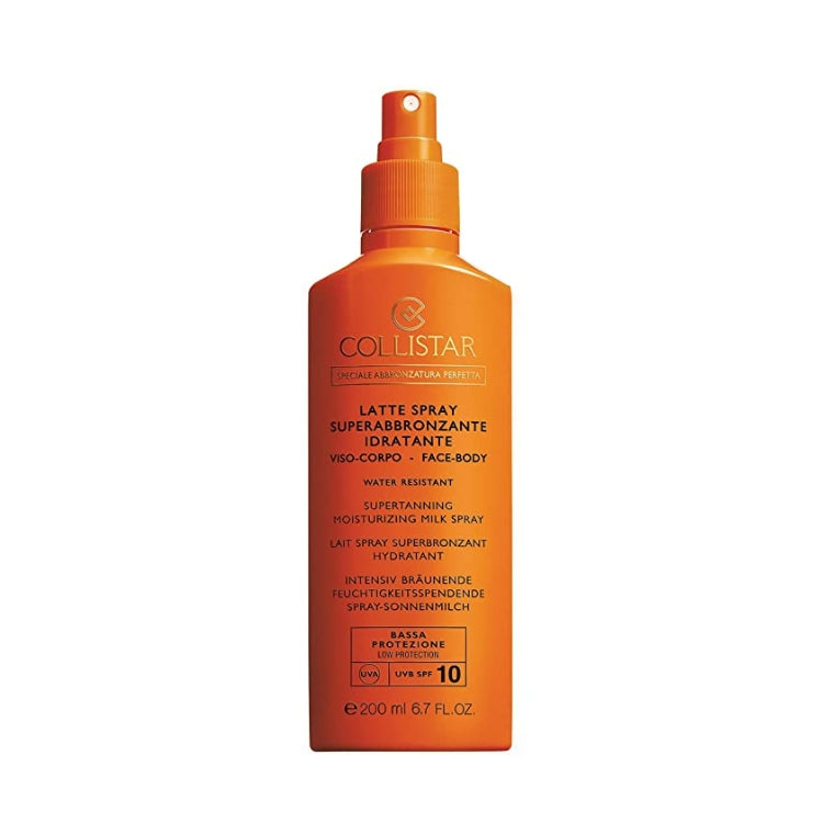Collistar - Speciale Abbronzatura Perfetta - Special Perfect Tan - Latte Spray Superabbronzante Idratante - Viso-Corpo - Face-Body - Water Resistant - Supertanning Moisturizing Milk Spray