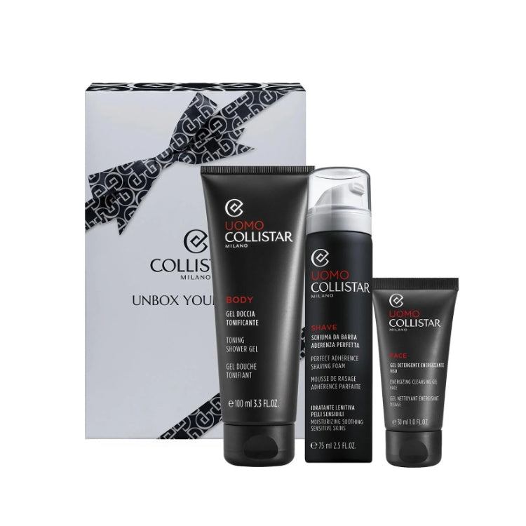 Collistar - Unbox Your Style - Liberating Beauty - Libera La Tua Bellezza - I Must Have Viso & Corpo - Face And Body Must-Haves - Limited Edition - Edizione Limitata - Cofanetto uomo