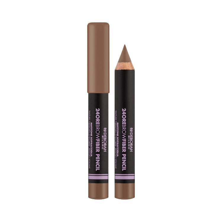Deborah - 24 Ore Brow Fiber Pencil - Matitone Sopracciglia - Eyebrown Jumbo Pencil - Waterproof